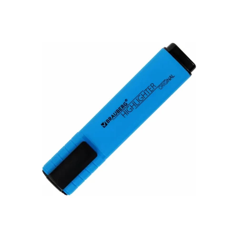 Текстовыделитель ORIGINAL NEON  1-5мм голубой плоский  Brauberg 152214