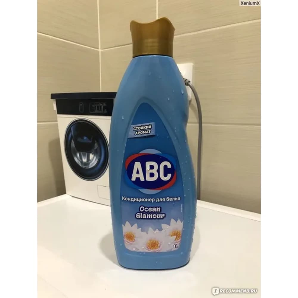 ABS  Кондиционер д/б 1 л Гламурный океан (голубой )12 шт