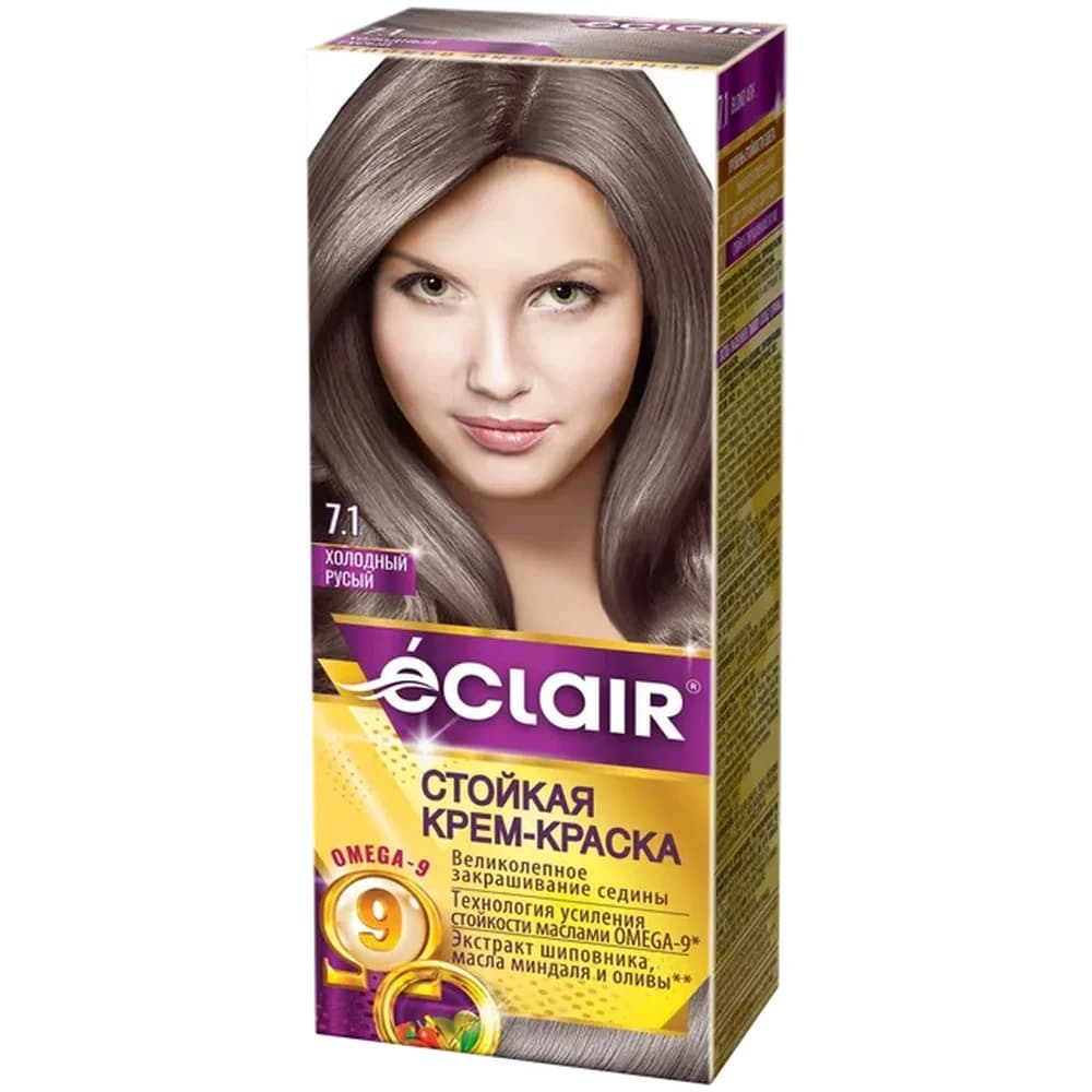 ECLAIR Краска д/волос 8,1 Холодный светло-русый