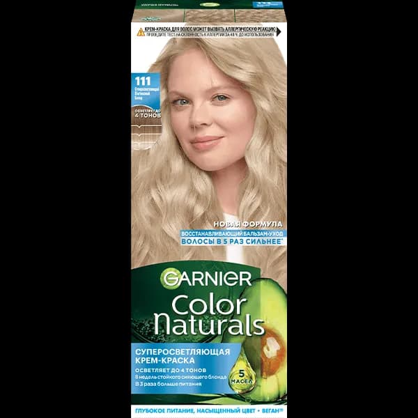 Garnier Color Naturals, тон 111 Суперосветляющий платиновый блонд