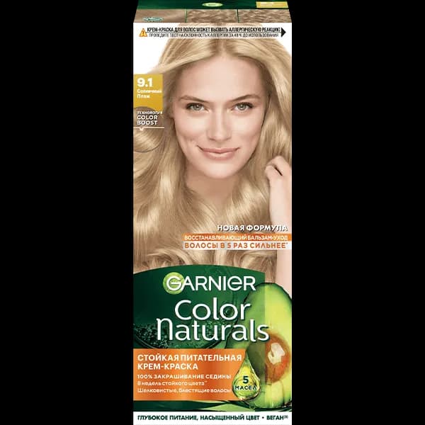 Garnier Color Naturals, тон 9.1 Солнечный пляж