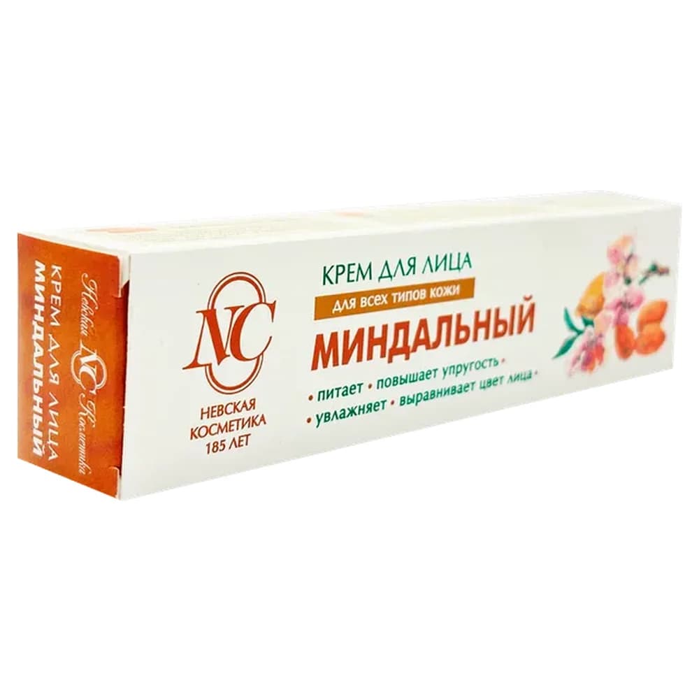 Миндальный крем д/лица 40 гр (н,к)
