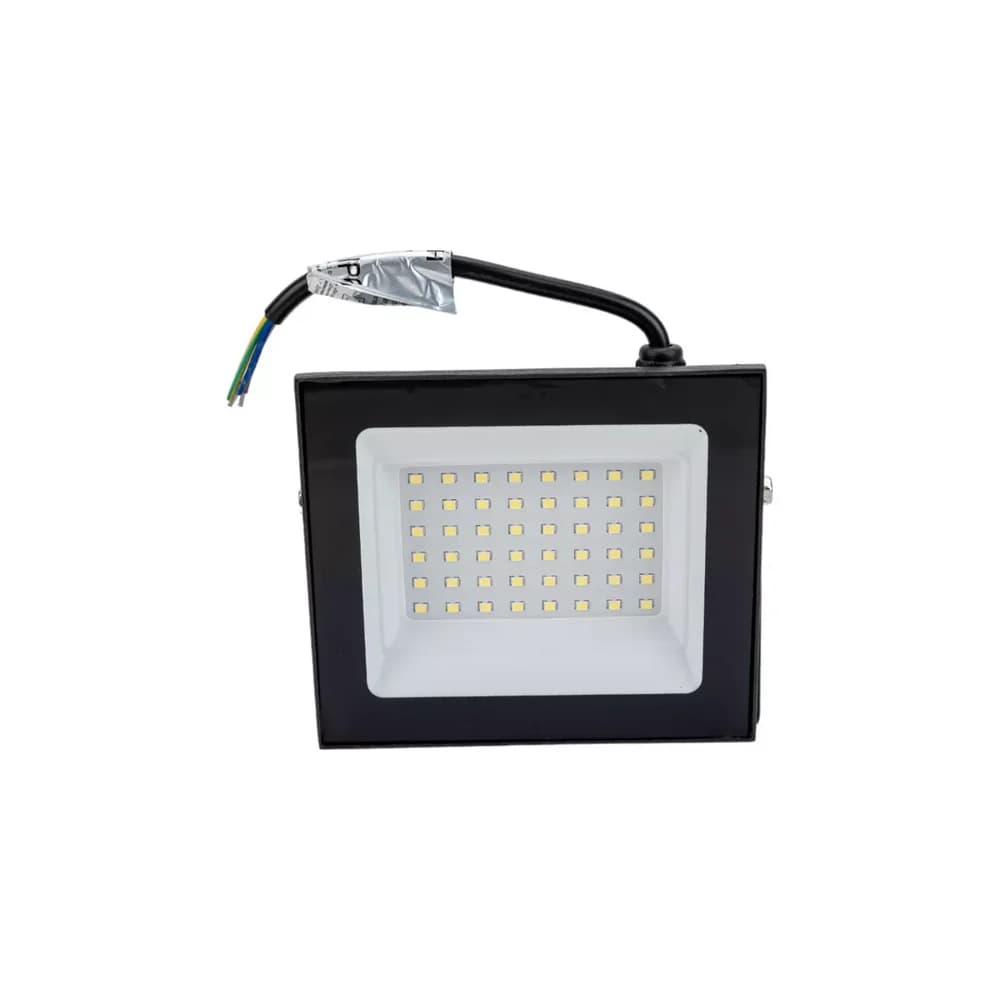 Прожектор светодиод. Ultraflash LFL-5002S С02 черный ( LED 50Вт, 230В, 6500К)