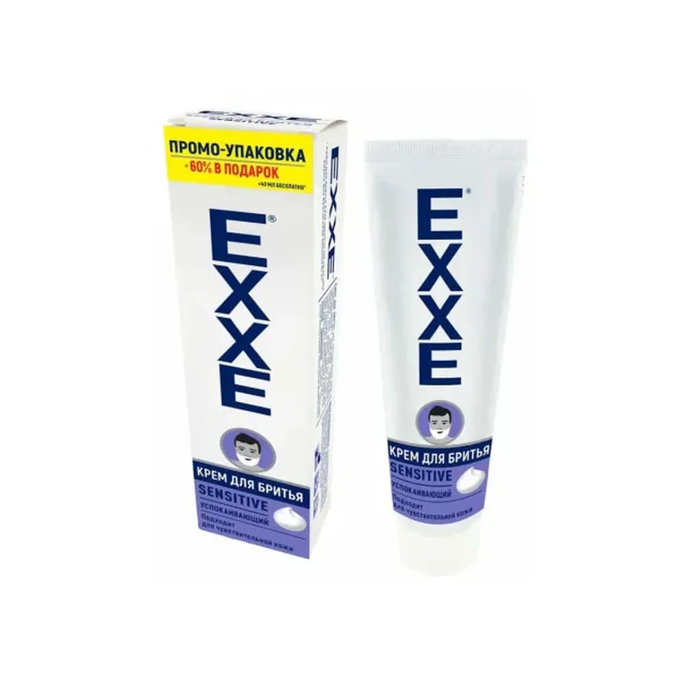 EXXE Крем П/ БРИТЬЯ 80 мл SENSETIV д/ чуств кожи  промо +33%в подарок