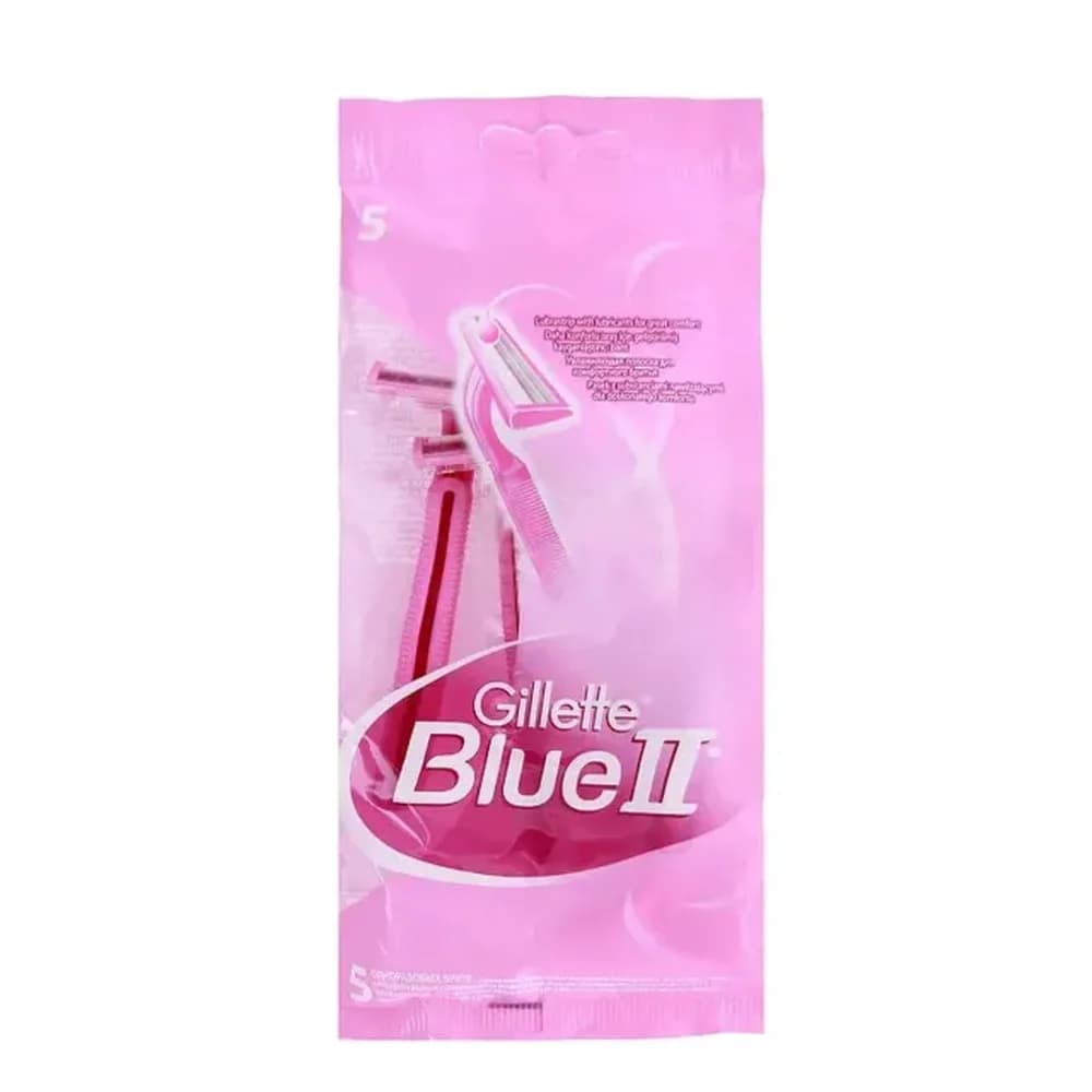 BLUE 2 Станок однораз 5 шт женск/24*12 Розовый