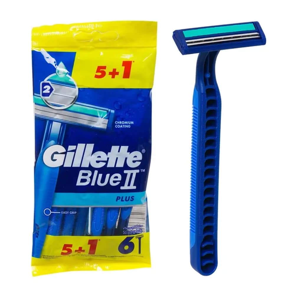 BLUE 2+ станок однораз с оранж  полосой  5 шт