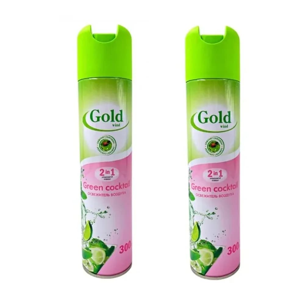 Голд Виндл 300 мл освежитель  GREEN COCTAIL
