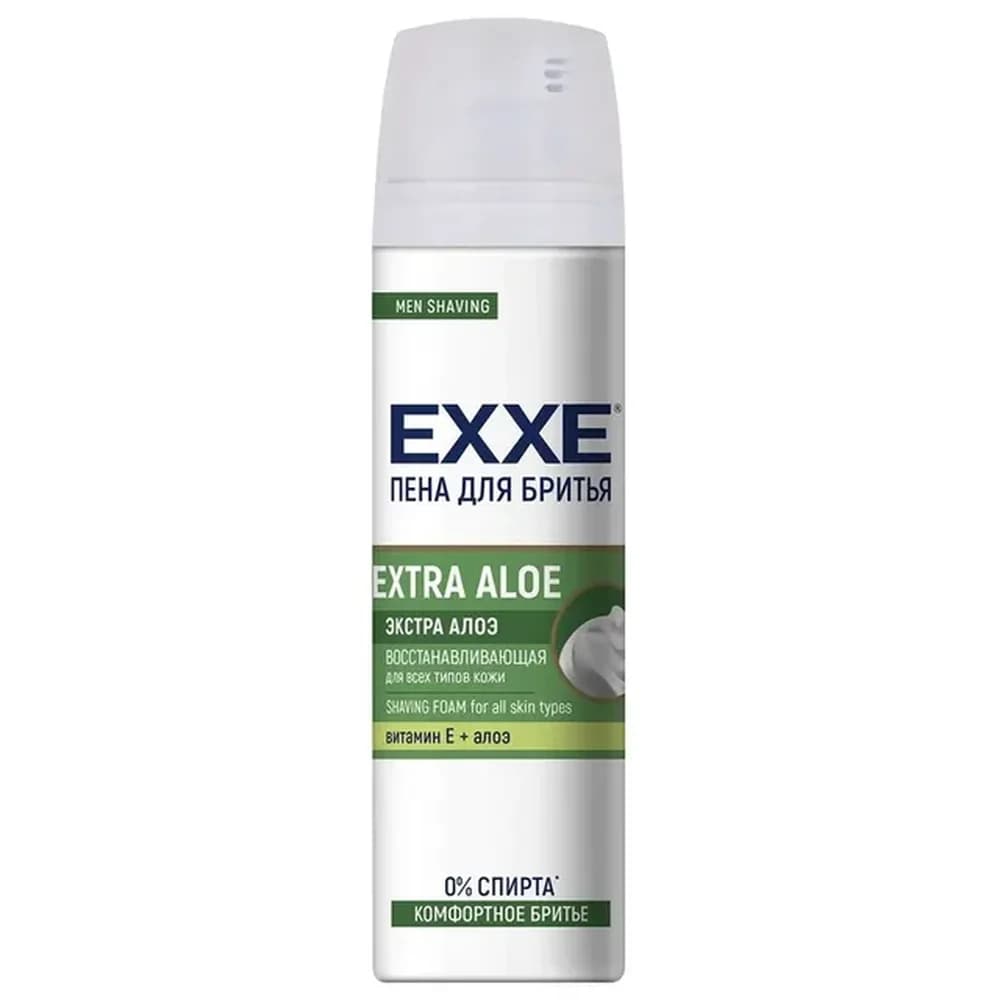 EXXE Пена  Д/ БРИТЬЯ 200 мл EXTRA  ALOE(восстанавливающая)