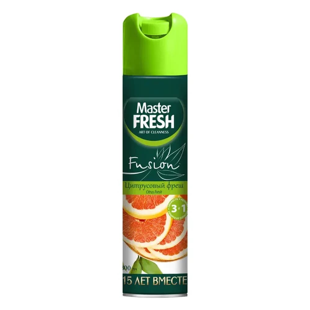 Мастер Фреш освежитель  300 мл Цитрусовый фреш