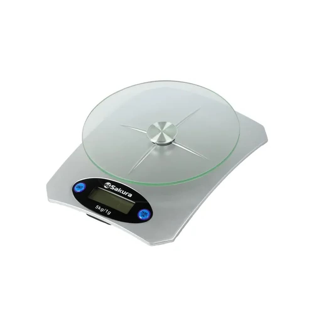 Весы кухон. электронные  SAKURA SA-6055S 5кг серt,hbcnsq