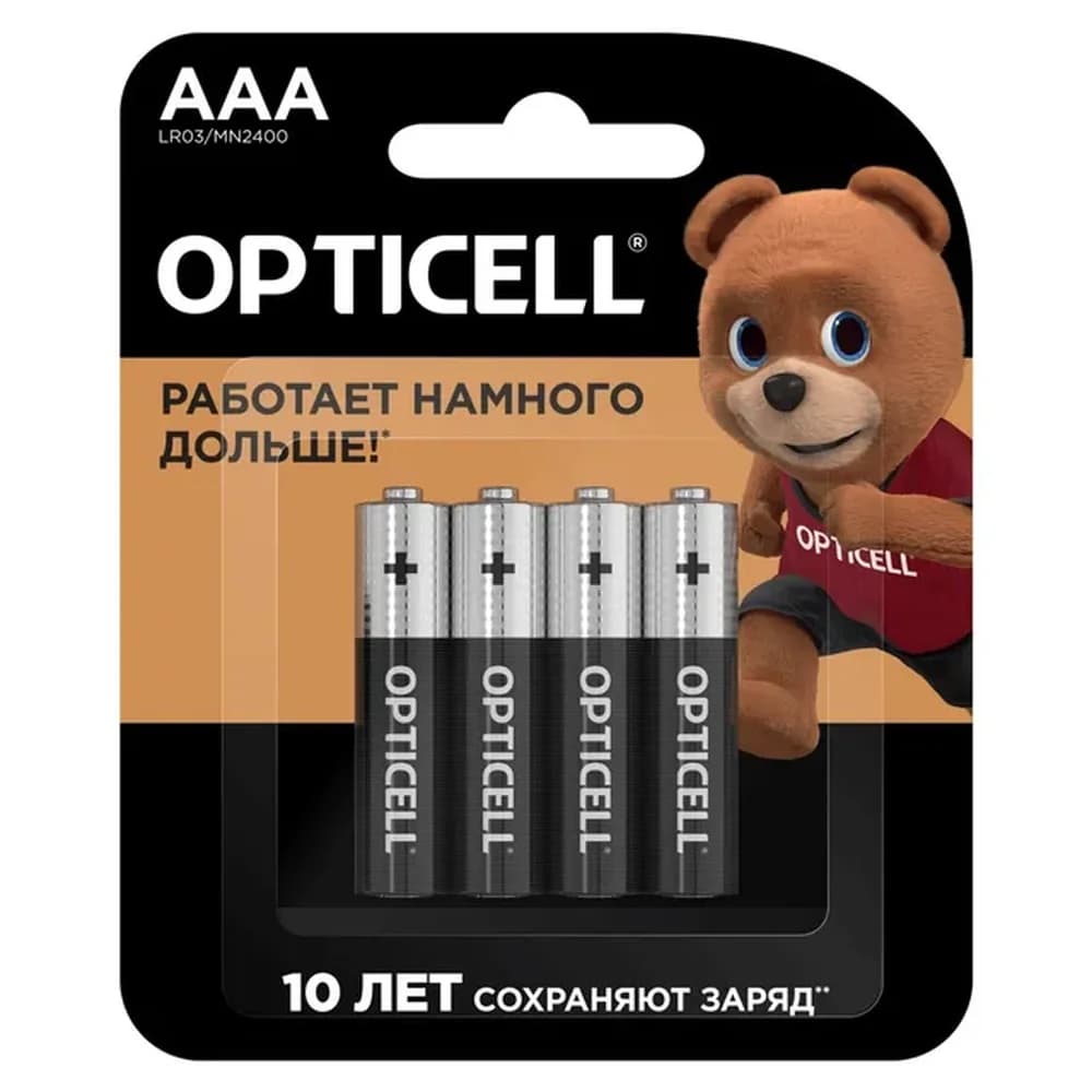 Батарейка OPTICELL   АА- 20*10 батарейки пальцы карта 20шт /10 уп