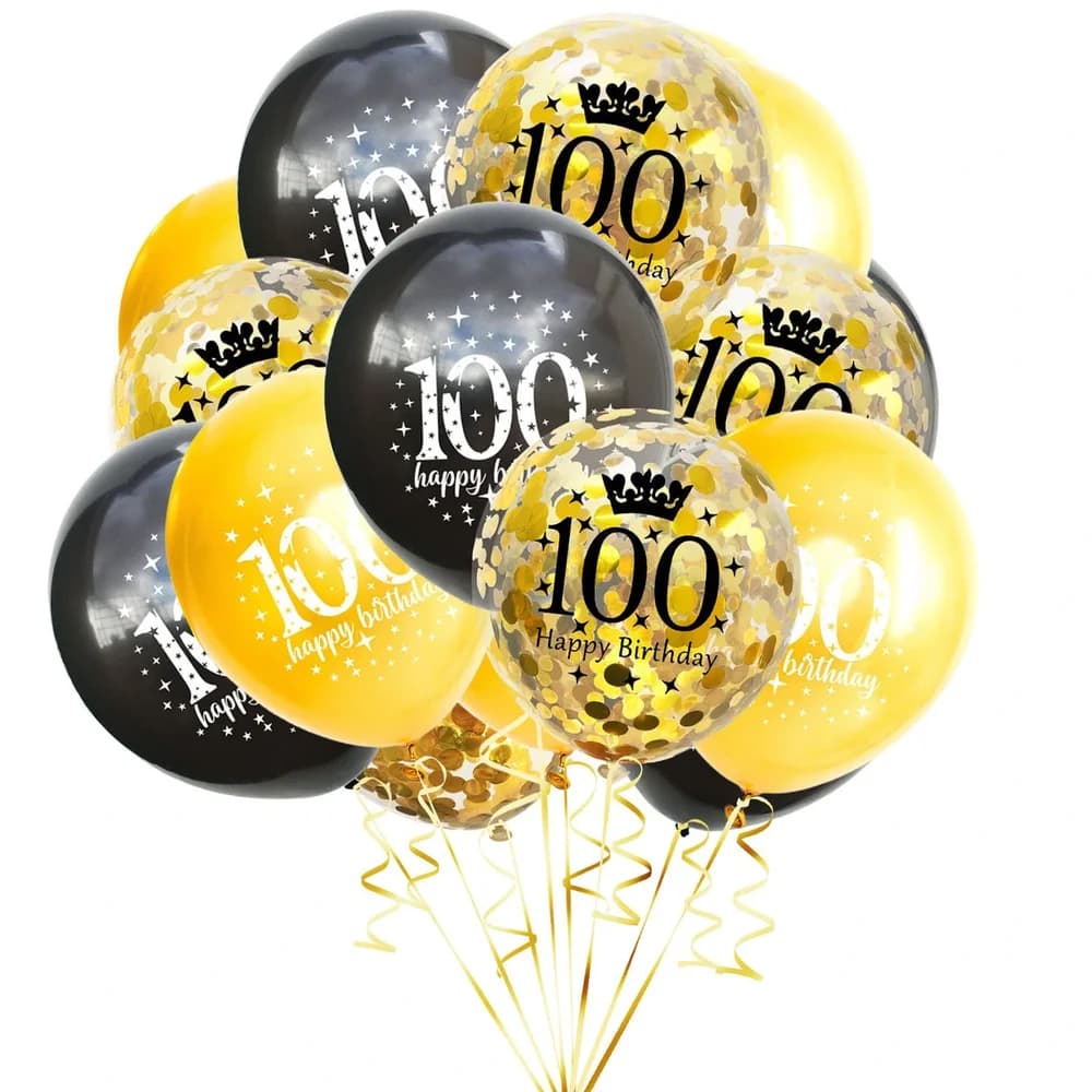 Шарики в уп 100 шт День Рождения