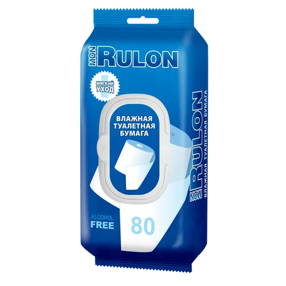 Т/Б влажная  MON RULON 50 шт с клапаном /32  30106