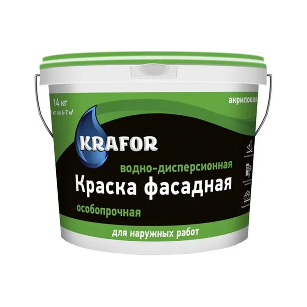 Краска акриловая фасадная 4,5 кг А5 Форум особопрочная арт. 48218