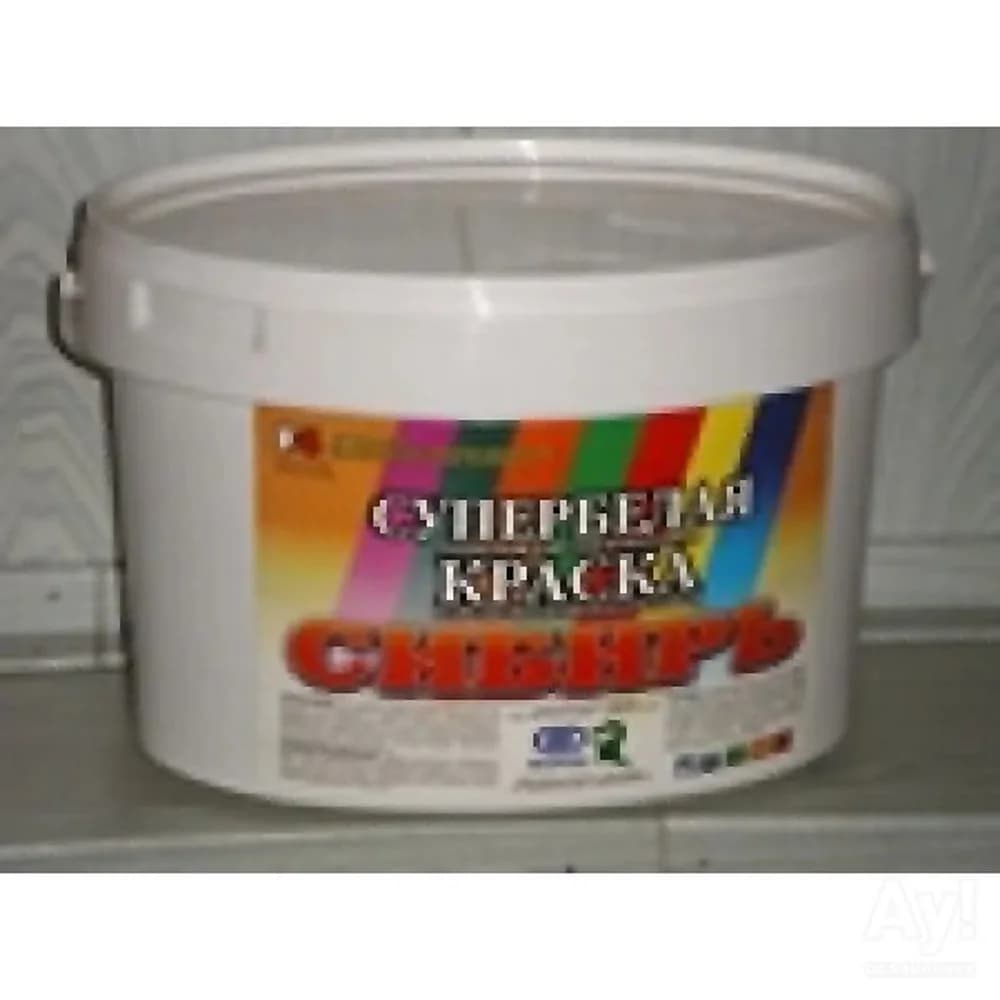 Краска ВД -КЧ Сибирь F1 МОРОЗ 1,3 кг Форум белая д/потолков арт. 34234, 26858