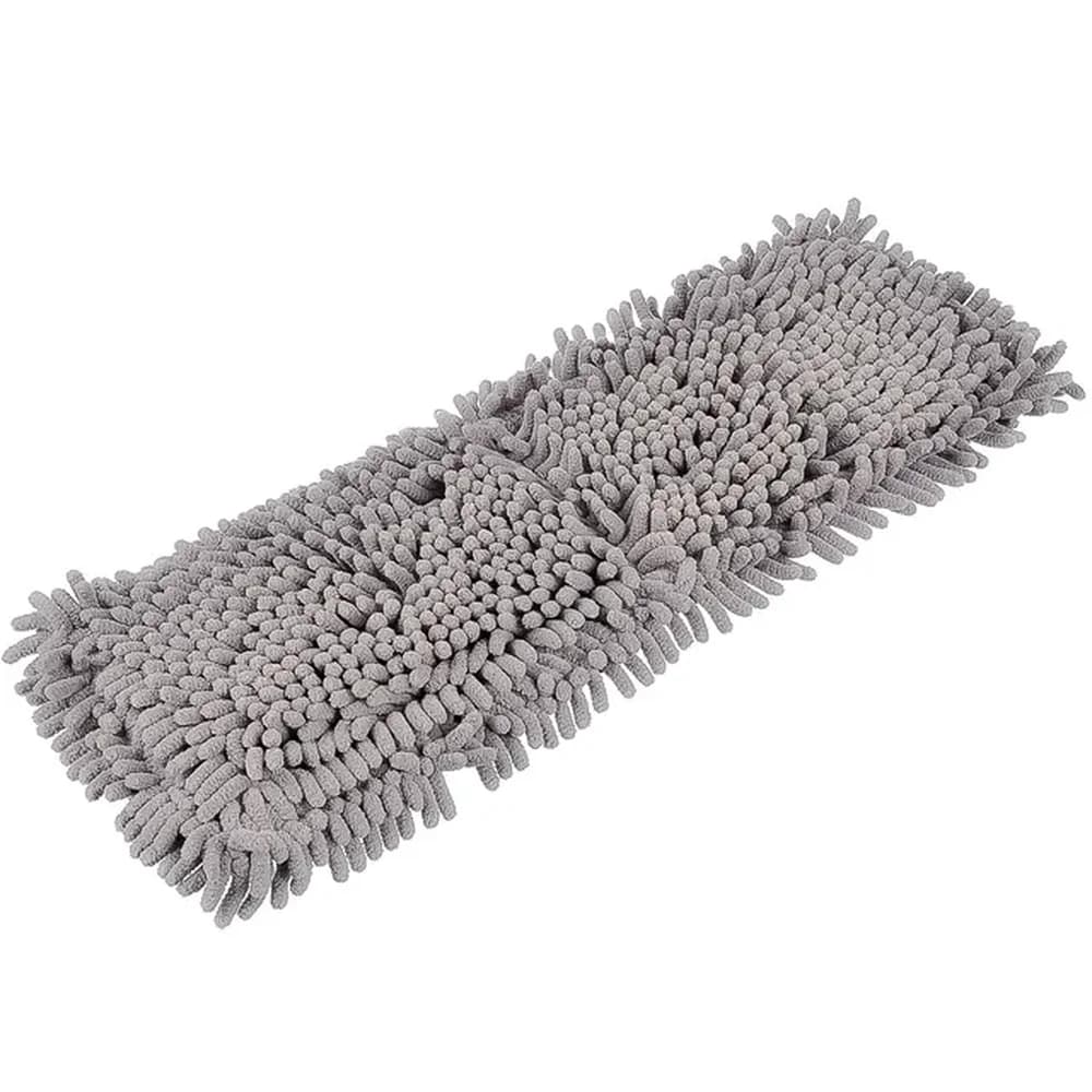Насадка из микрофибры  для швабры 45*15см (жел+сер) 300001-3