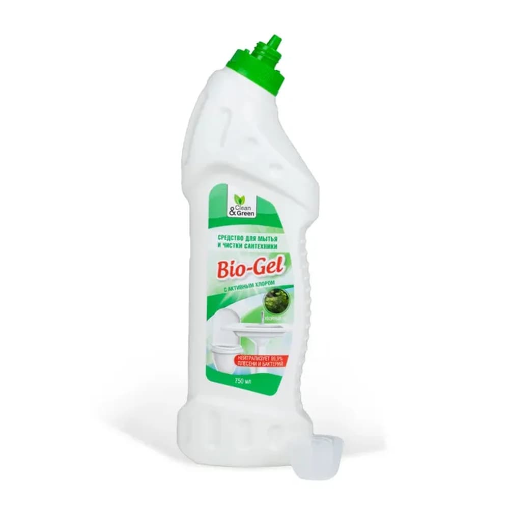 Средство для мытья и чистки сантехники" Bio-Gel"750 мл   Clean & Green C G 8133