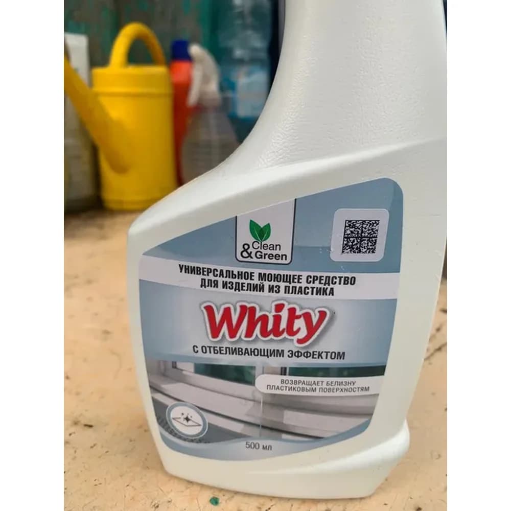 Средство для очистки Пластика White курок 500 мл   Clean & Green C G 8164 (
