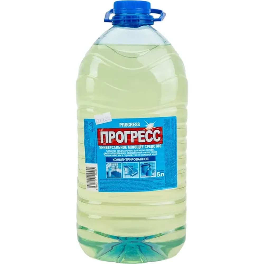 Прогресс 5 л универсальное моющщее ср-во МАСТЕР КЛИН бутылка
