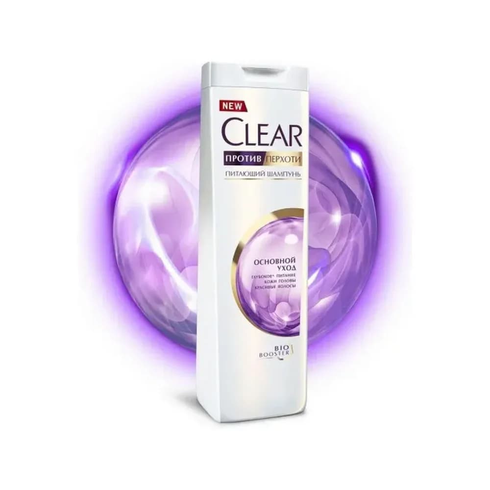 CLEAR 380 мл шамп женск Основной Уход 2 в 1 6*12