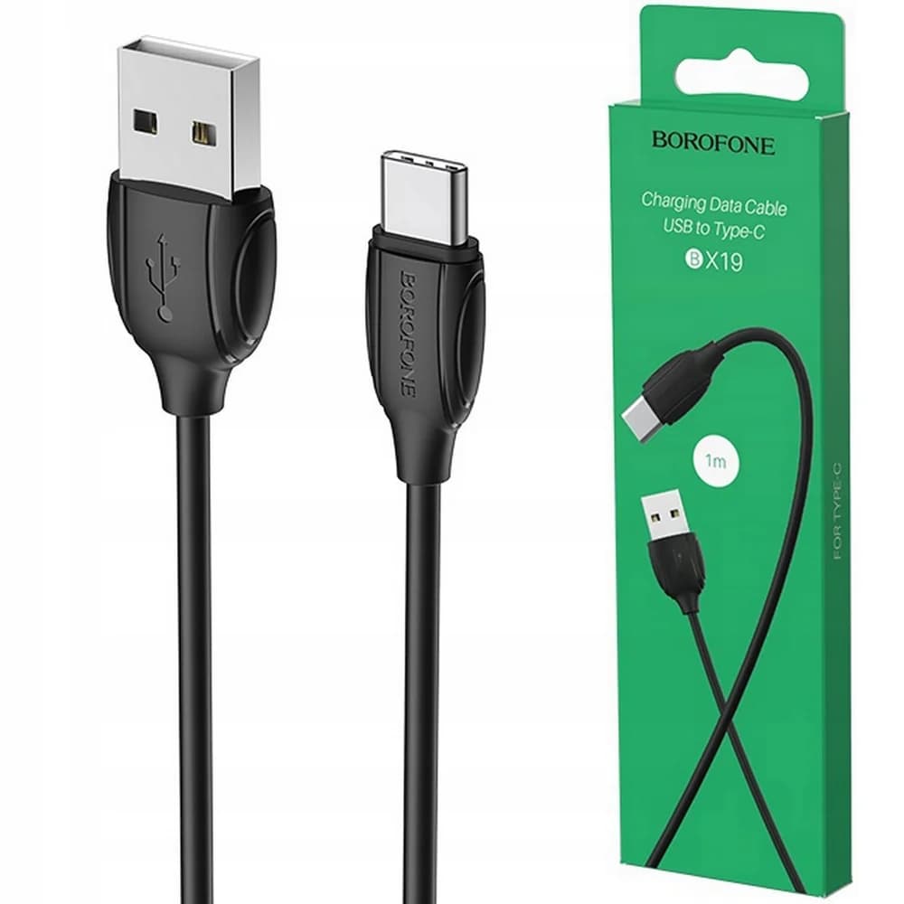 Кабель USB BOROFONE B X19 черный 1м Micro