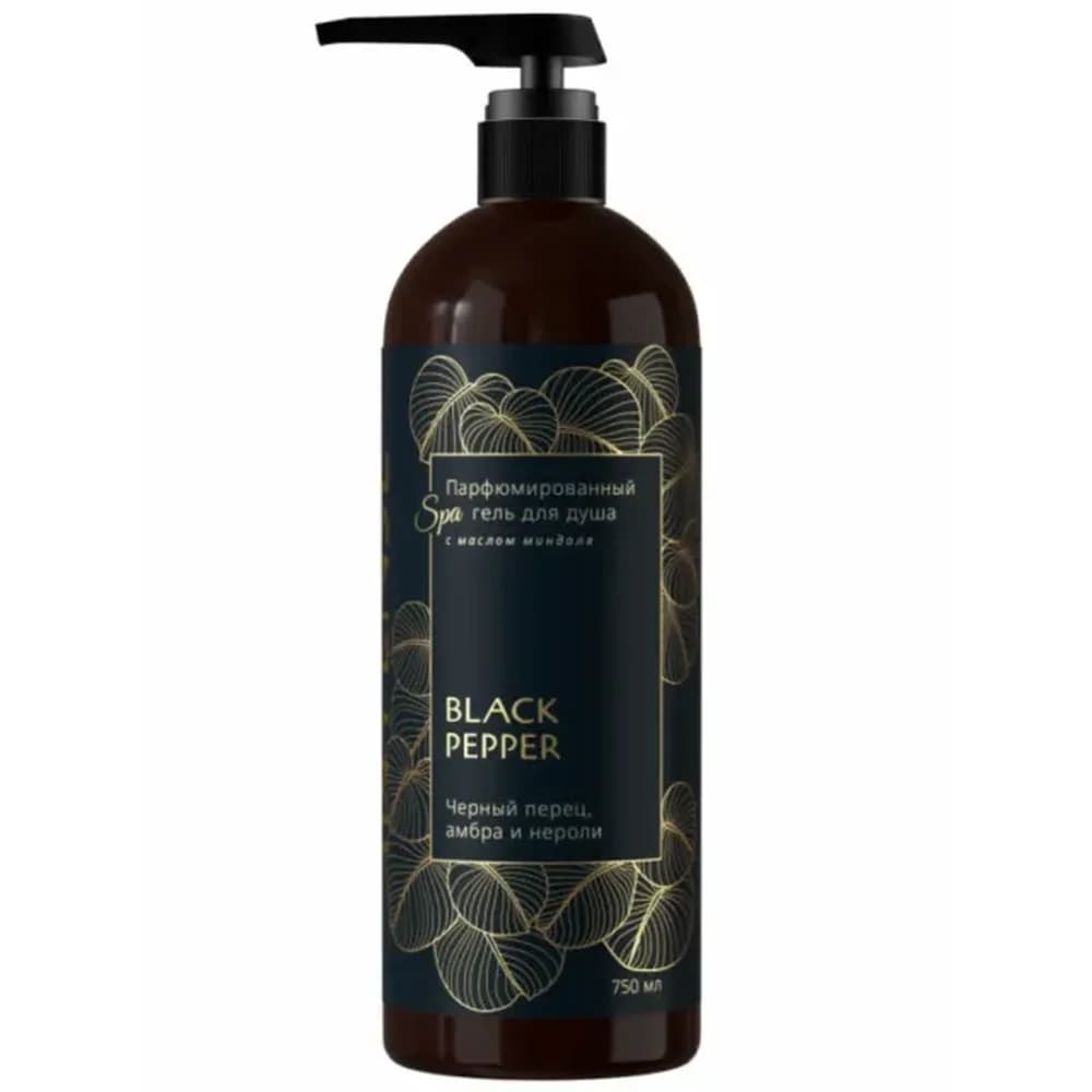 ГЕЛЬ для Душа INTENSE парфюм Black/черный перец 750 мл с дозатором Clean$Creen