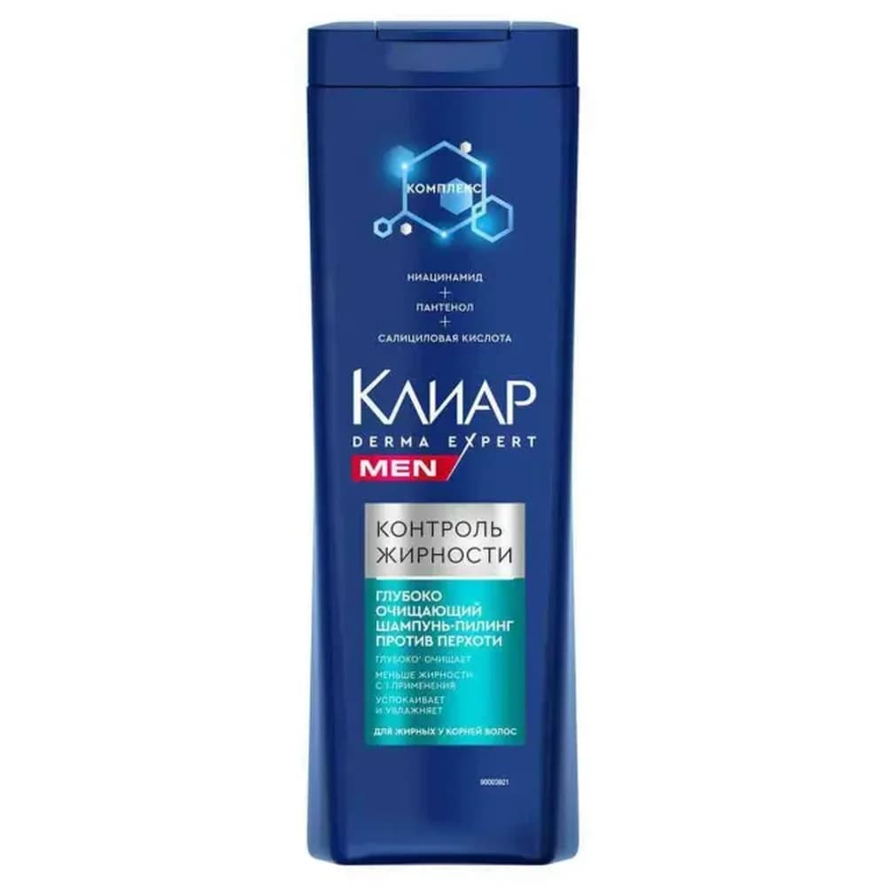 CLEAR 400 мл  шамп мужск DERMA EXPERT Контроль жирности 6*12