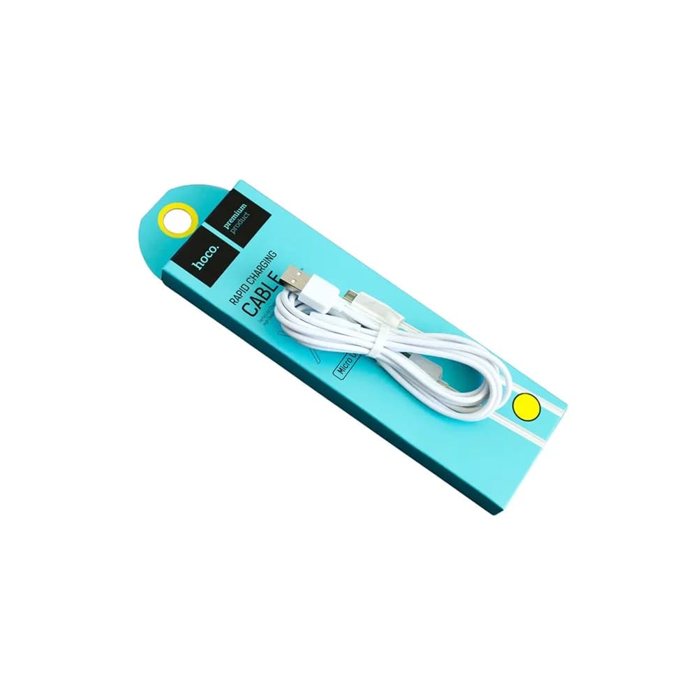 Кабель USB Hoco X1 белый 1м Micro