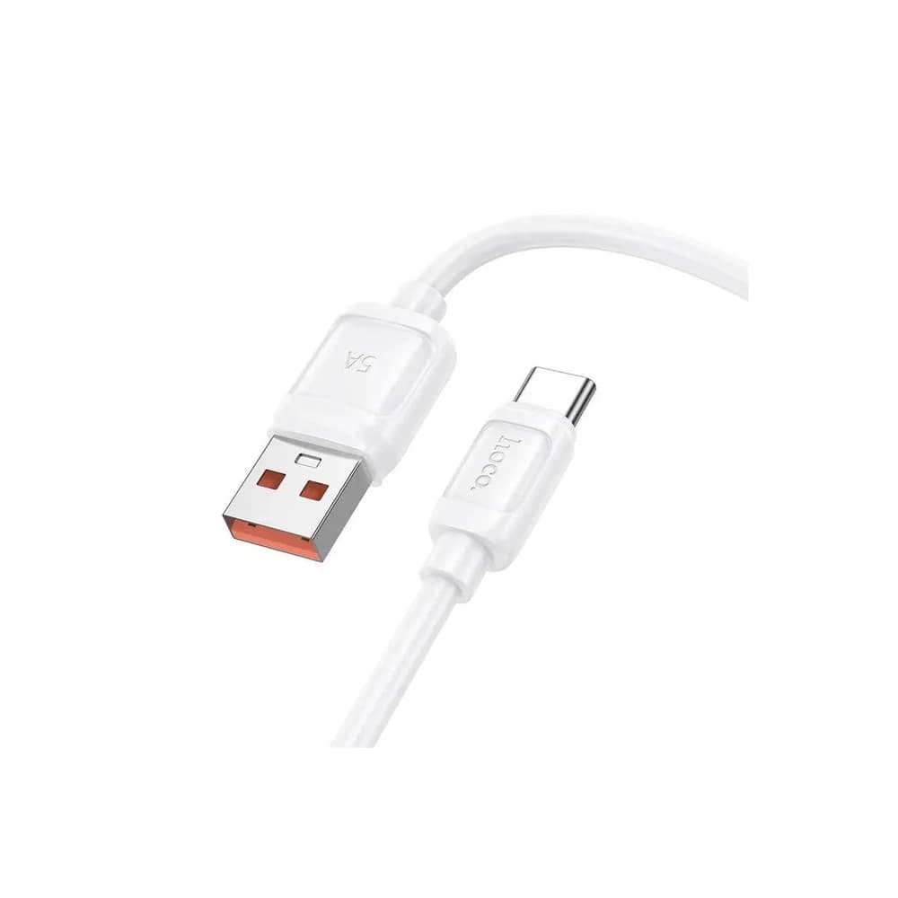 Кабель USB Hoco Х115 Type-c  100W 5А  белый 1м