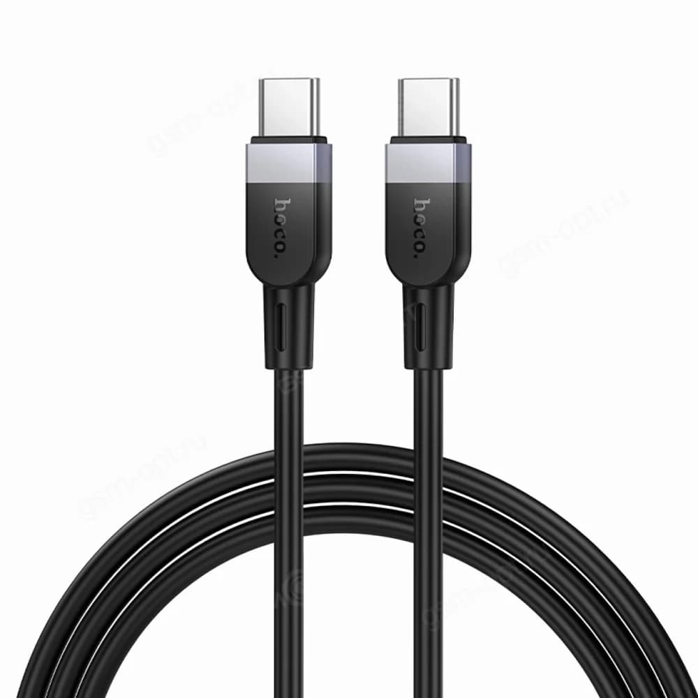 Кабель USB-С Hoco X109 60 W Type-C/Type-C черный 2м