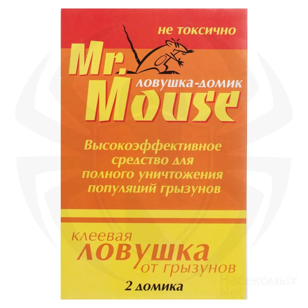 Mr.Mouse домик клеевой от грызунов 2шт 24/96шт