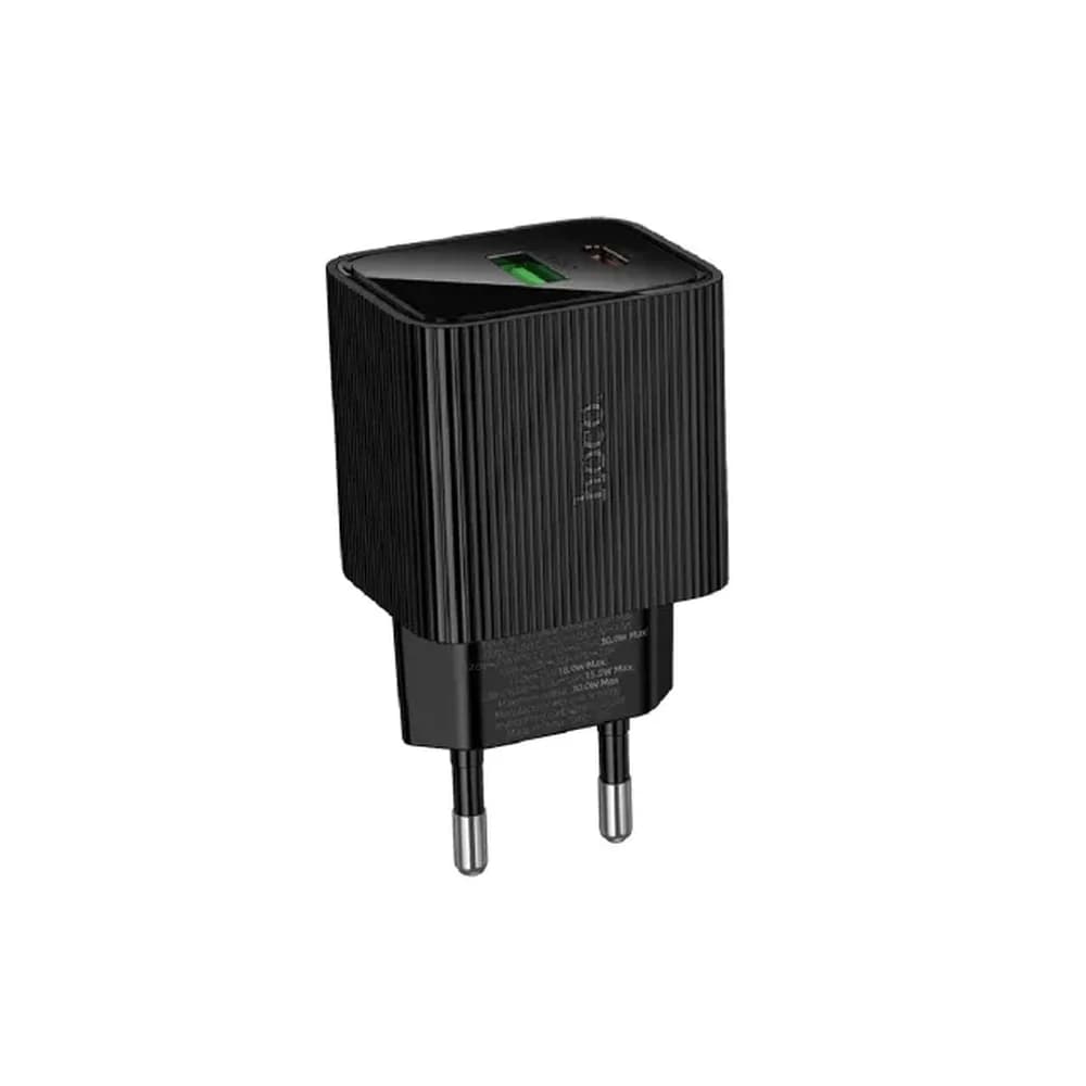 Сетевое зарядное устройство Hoco CS84А (QС. 3,0+РD30W с цифровым дисплеем
