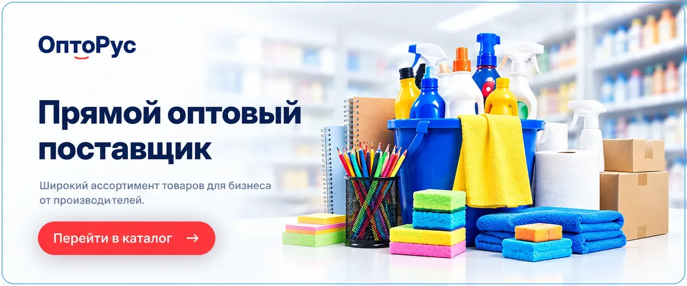 ОптоРус — прямой оптовый поставщик: товары для бизнеса, офиса и дома оптом